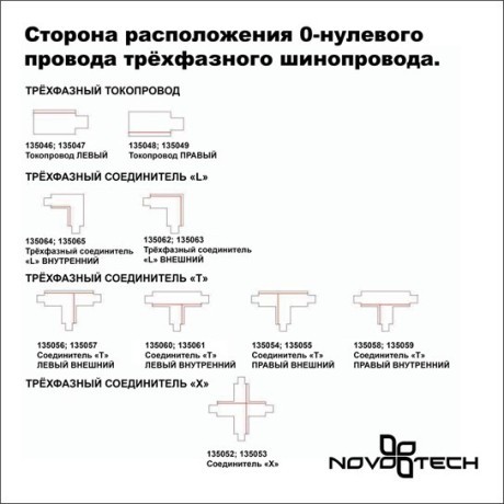 Трековый светодиодный трехфазный светильник Novotech Eos 358326 IP33