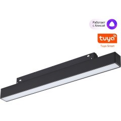 359629 Трековый светильник Novotech SHINO диммир. со сменой цв.температуры, пульт ДУ/Tuya Smart Life IP20 LED Ra90LLm450 10W 48V 3000-6000K FLUM