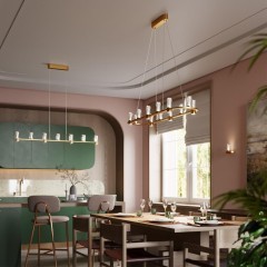 Подвесной светильник IP20 LED 40W 2470Лм 3000K 180° DEFANCE 7144/45L