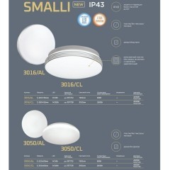 Настенно-потолочный светильник Sonex 3050/CL SMALLI IP43 светодиодный LED 30W