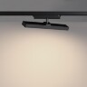 Novotech STRATUS 359778 Черный однофазный трехжильный трековый светодиодный светильник, линейный 30см, поворотный, CCT перекл. цветовой температуры, LED 18Вт 1080Лм 2700;3200;4000К CRI90 105° IP20 220В, коэф. пульсации < 1%