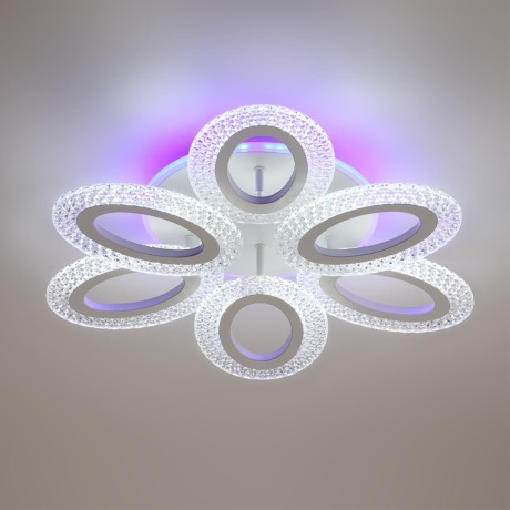 8018/60CL Потолочный светильник Lumion LEDIO c подсв. осн. LED Lm4700 Ra90 60W 220V 3000-6000K CLARE