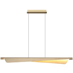 7017/24LB HIGHTECH Подвесной светильник c сенсорн. выкл (диммер яркости) металл/акрил латунь брашинг IP20 24W CRI 90 3000K 220V LINEA