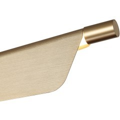 7017/24LB HIGHTECH Подвесной светильник c сенсорн. выкл (диммер яркости) металл/акрил латунь брашинг IP20 24W CRI 90 3000K 220V LINEA