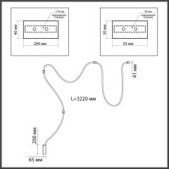 Настенный светильник на гибкой ножке Odeon Light 4397/30CL Corda светодиодный LED 1*30W