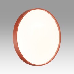 7744/DL COLOR SN Светильник светодиодный потолочный пластик/белый/красный LED 48Вт 3000-6000К D380 IP43 пульт ДУ MAVIC