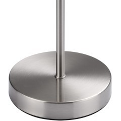 8251/1T MODERNI LN25 000  никель/серый, металл/текстиль Настольная лампа Е27 60W 220V NIKKI