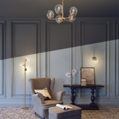 3769/1W УЦЕНКА MODERNI LN19 139 латунь Бра E14 60W 220V BLAIR