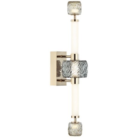 5426/28WL L-VISION ODL_EX24 21 золотой/белый/дымчатый/коньячный/металл/стекло/акрил Бра LED 28W 3000K KLIFF