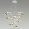 Люстра подвесная кольцевая хрустальная Odeon Light LED 260W 4000K 30600Лм VEKIA 4930/260L