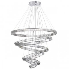 Люстра подвесная кольцевая хрустальная Odeon Light LED 260W 4000K 30600Лм VEKIA 4930/260L