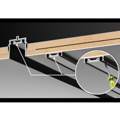 Магнитный плоский 2м шинопровод встраиваемый в ГКЛ 12мм Novotech Smal 135200