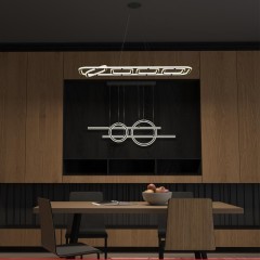 Светильник подвесной диммируемый, в комплекте пульт 4000К 175W Novotech ONDO 359185