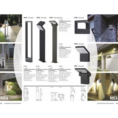 Уличный наземный светильник Novotech 357446 Roca IP65 светодиодный LED 20W