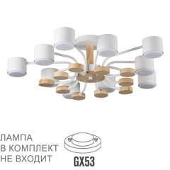 Потолочный светильник GX53 220V Lumion RONDO 8196/10C