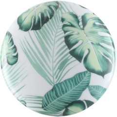 7748/DL PALE SN Светильник светодиодный потолочный пластик/белый/зеленый LED 48Вт 3000-6000К D380 IP43 пульт ДУ FLORI