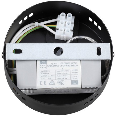 6556/15WL LEDIO LN24 черный/дымчатый/металл/акрил, стекло Бра LED 15W 4000К 220V TRENDY