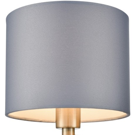 8108/1W MODERNI LN25 латунь титаниум/серый, металл/текстиль/стекло Бра E14 40W 220V DAMONA