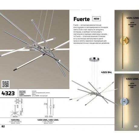 Бра светодиодное Fuerte 4323/12WL