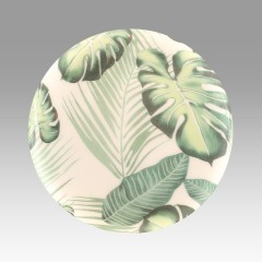 7748/EL PALE SN Светильник светодиодный потолочный пластик/белый/зеленый LED 70Вт 3000-6000К D480 IP43 пульт ДУ FLORI