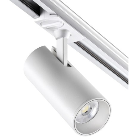 Однофазный двужильный светодиодный трековый светильник Novotech 359155 SELENE 3000К 2300Лм CRI90+ 45° 24Вт