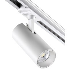 Однофазный двужильный светодиодный трековый светильник Novotech 359155 SELENE 3000К 2300Лм CRI90+ 45° 24Вт