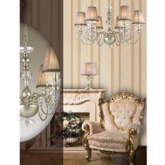 Настольная лампа с хрусталем Aurelia 3390/1T