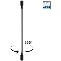 359890 Черный уличный настенный светодиодный линейный светильник 90см (с пов. плафоном) IP54 9Вт 4000К 380Лм CRI80 Novotech VESPERA