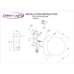 Фасадный светильник IP65 LED 1*G9 LED*5W 220-240V VIVA 7124/1W