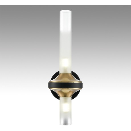 8112/2W NEOCLASSI LN25 черный/бронза/прозрачный, металл/стекло Бра G9 2*30W 220V TAMARESA