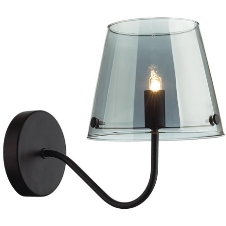 6570/1W MODERNI LN24 черный/дымчатый/металл/стекло Бра G9 1*20W 220V SMOKY