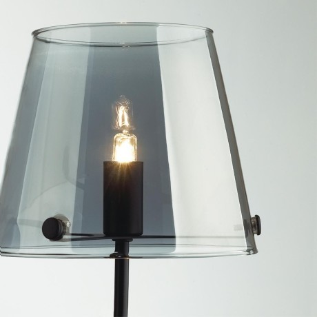 6570/1W MODERNI LN24 черный/дымчатый/металл/стекло Бра G9 1*20W 220V SMOKY