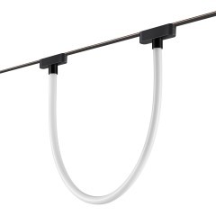 359476 Трековый ременный светодиодный SMART светильник c доп. механическим перекл. цветности Novotech EASY CRI90+ 3000-6000К 580Лм 360° 14W TUYA, Алиса, Wi-Fi