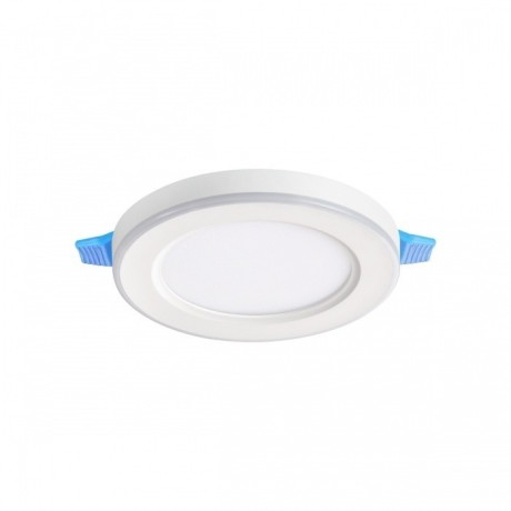 Светильник встраиваемый светодиодный (три сценария работы) IP20 LED 4000К+RGB 6W+3W 540Лм SPAN 359009