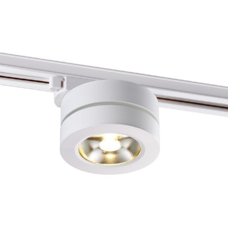 Трехжильный однофазный трековый светодиодный светильник Novotech GRODA 357986 960лм 12Вт