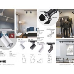 Трехжильный однофазный трековый светильник Novotech GUSTO 370647