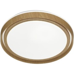 Светильник пластик/корич. под дер. LED 48Вт 4000K D390 IP43 Sonex RUX WOOD 7640/DL