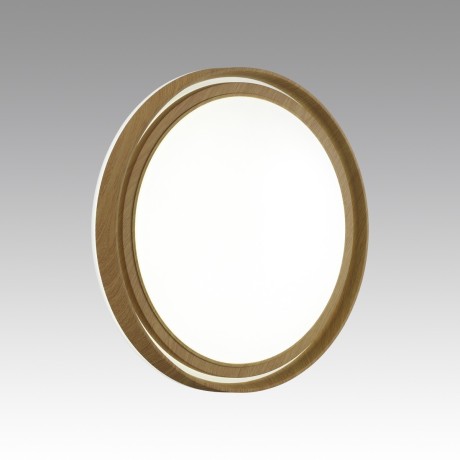 Светильник пластик/корич. под дер. LED 48Вт 4000K D390 IP43 Sonex RUX WOOD 7640/DL