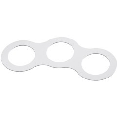 357917 SPOT NT19 225 белый Рамка декоративная к артикулам 357585-357587, 357589, 357909-357910 METIS