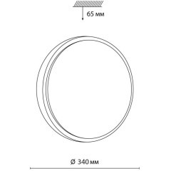 Настенно-потолочный светильник Sonex 7607/CL LOSTA IP43 светодиодный LED 30W