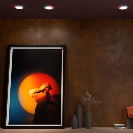 Светильник встраиваемый светодиодный (три сценария работы) IP20 LED 4000К+RGB 12W+4W 960Лм SPAN 359010