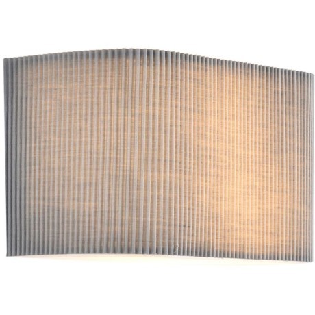 8328/2W Настенный светильник, бра, с серым текстильным плафоном шириной 20см, под сменные лампы E14 2x40W 220V Lumion GOFERA