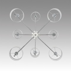 Люстра потолочная E14 Lumion LATTI 6589/8C