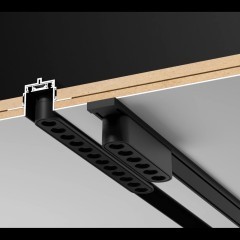 Плоский 2м накладной магнитный шинопровод толщиной 5.5мм Novotech Smal 135195