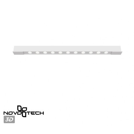 359432 Специальный тонкий линейный светильник для SLIM серии Novotech FLUM CRI90+ 12W 4000K 580Лм