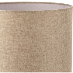 8250/1T MODERNI LN25 000  никель/бежевый, металл/текстиль Настольная лампа Е27 60W 220V NIKKI