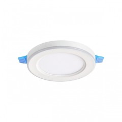 Светильник встраиваемый светодиодный (три сценария работы) IP20 LED 3000К 6W+3W 630Лм SPAN 359018