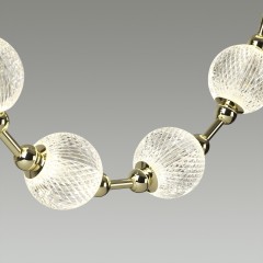 Подвесной дизайнерский светильник Odeon Light LED 64W 4000K 3520Лм CRYSTAL 5008/64L