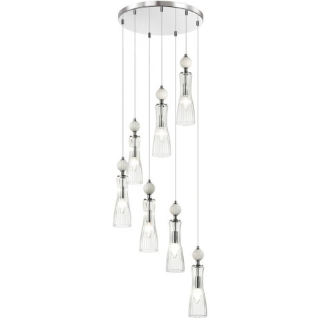 8268/7A Люстра каскадная Е14 280W 220V Lumion EMILY