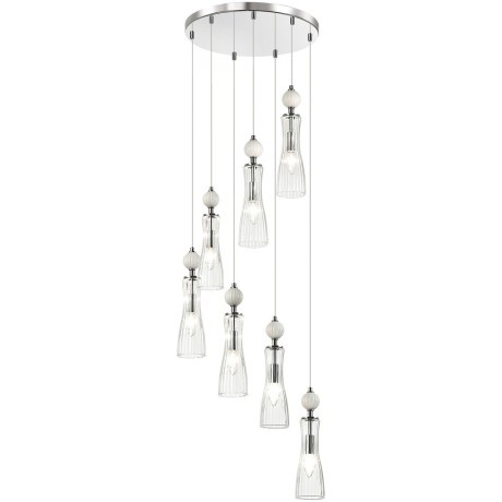 8268/7A Люстра каскадная Е14 280W 220V Lumion EMILY